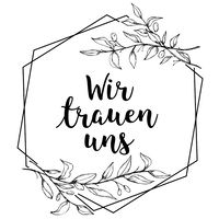 Stempel Wir trauen uns 7x8cm