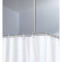 Deckenhalter Chromfarbig 60 cm (25mm)