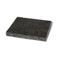 Terrassen-Pads SPAX schwarz 100x100x8 mm für Terrassendielen (20 Stück)