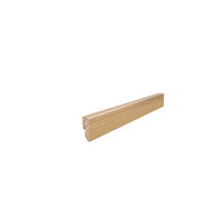Stecksockelleiste 16x40x2200mm Eiche invisible furniert geölt