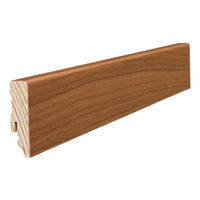 Stecksockelleiste 16x58x2200mm Bernstein furniert geölt