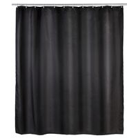 Duschvorhang Anti-Schimmel black Polyester