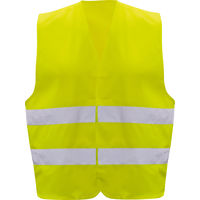 Warnschutzweste gelb Klasse 2 100% Polyester