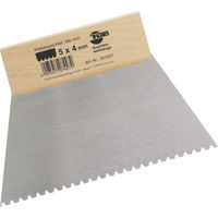 Klebespachtel gez. B2 180mm, 2x3mm Trapez