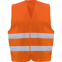 Warnschutzweste orange Klasse 2 100% Polyester