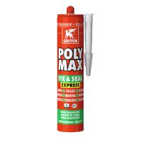 Poly Max Fix & Seal Express tr.grau 300g Griffon, Polymerkleb- / Dichtstoff