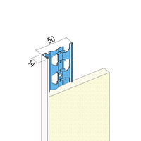 Putzabschlussprof.Außen 1223 14mm 2,5m weiß