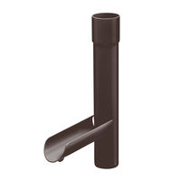 Regenfallrohrklappe 86526 DN 50 dunkelbr