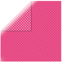 Scrapbookingpapier Dots&Stripes pink