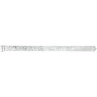 Ladenband gerade feuervz. Ø16x800x45 mm Abschluss abgerundet