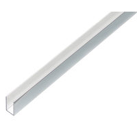 U-Profil Alu chromdes. 15x10x15x1x2000mm