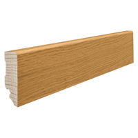 Sockelleiste 16x40x2500mm Eiche furniert geölt + Dämmstreifen