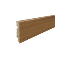Stecksockelleiste 15x80x2200mm Bernstein furniert geölt MDF