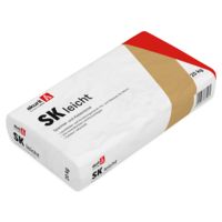 AKURIT Spachtelmörtel leicht SK 20kg Klebemörtel, Verbrauch: ca. 3,5 kg/m² zum Kleben, ca. 3,5 kg/m²/5mm Putzdicke zum Armieren