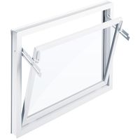 MEALON Kipp E weiß 100x80cm mit Einfachglas 5mm