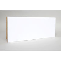 Sockelleiste Modern MDF Folie Weiss uni 16x80x2400mm