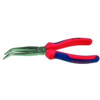 Flachrundzange gebog. Griffe isol. 200mm