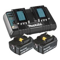 Power Source Kit Li 18V 2x6Ah 199484-8 Inkl. 2 x 6,0 Ah und Ladegerät