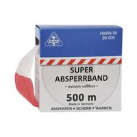 Absperrband 80mm rot/weiß 500 m