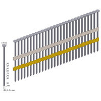 Streifenn. Typ RK glatt blank 3,1x80 mm kunststoffmagaziniert (3000 Stück)