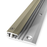 Endprofil PF377V sand 100 cm Combi Vinyl Aluminium eloxiert