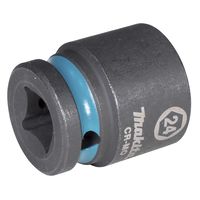 Steckschlüssel 1/2" SW24 kurz 1/2 , SW24 , kurz , Impact Black