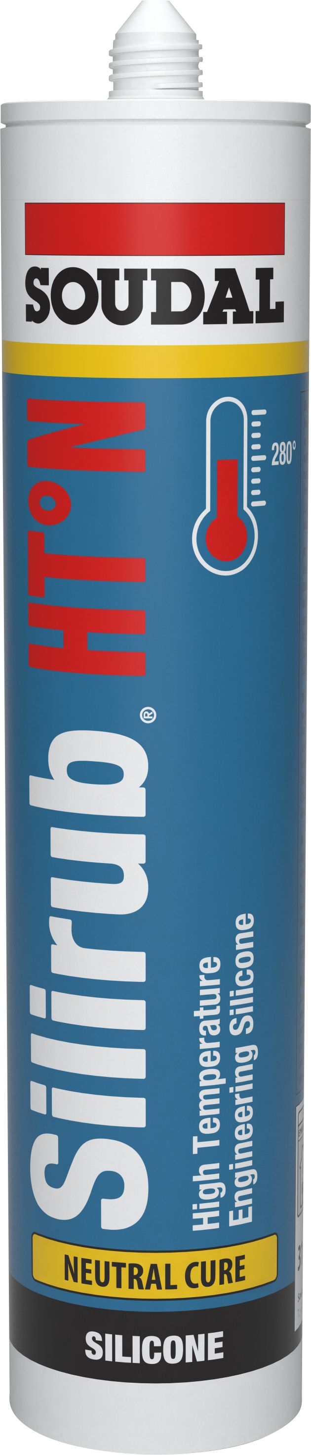 Kleb-/Dichtstoff Silirub HT-N rot 300ml neutralvernetzt, Hochtemperaturbeständig