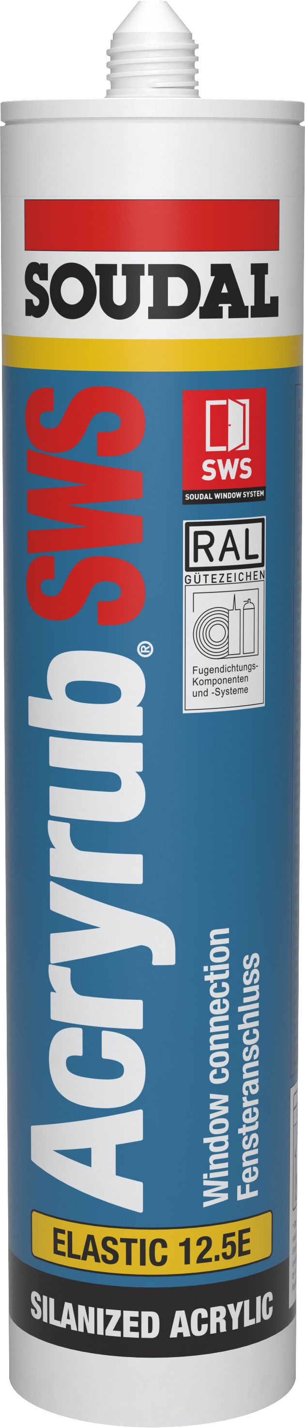 Dichtungsmasse Acryrub SWS weiß 310ml luftdichte Abdichtung von Innenfugen