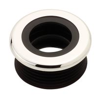 Spülrohrverbinder Euro-WC 38-45 x 55 mm mit Rosette