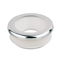 Spülrohrverbinder Euro-WC 28-32x55 mm mit Rosette