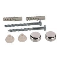 Befestigungsatz Sechskant Mx70mm chrom Stand-WC/Ablage