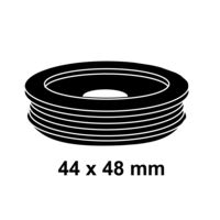 Spülrohrverbinder Euro-WC 44 x 55 mm