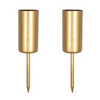 Stabkerzenhalter gold Ø2,3cm