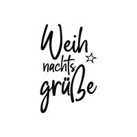 Stempel Weihnachtsgrüße 4x6cm