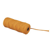 Makramee Garn Ø3mmhoniggelb 70m ca. 210g