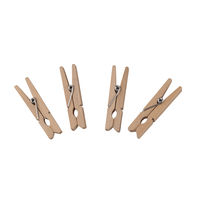 Holz Wäscheklammern natur 4,5cm 24St