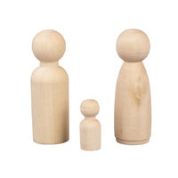 Rohholz Figurenkegel natur 3,3+7,7cm 3St