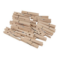 Holz Wäscheklammern natur 7,2cm 24St
