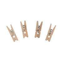 Mini Holzwäscheklammern natur 2,5cm 48St