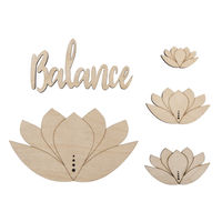 Holz Deko "Balance" natur 3-10cm