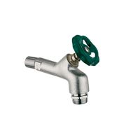 MS Auslaufventil 1/2"AG x 3/4"AG chrom, mit Handrad, mit Rohrbelüfter
