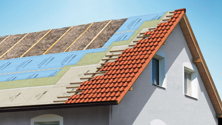 Befestigungssystem bei der Dachdeckung