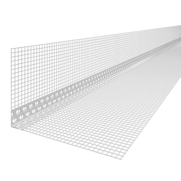 Prima Gewebewink.37121 10x15cm weiß 2,5m mit PVC Schiene