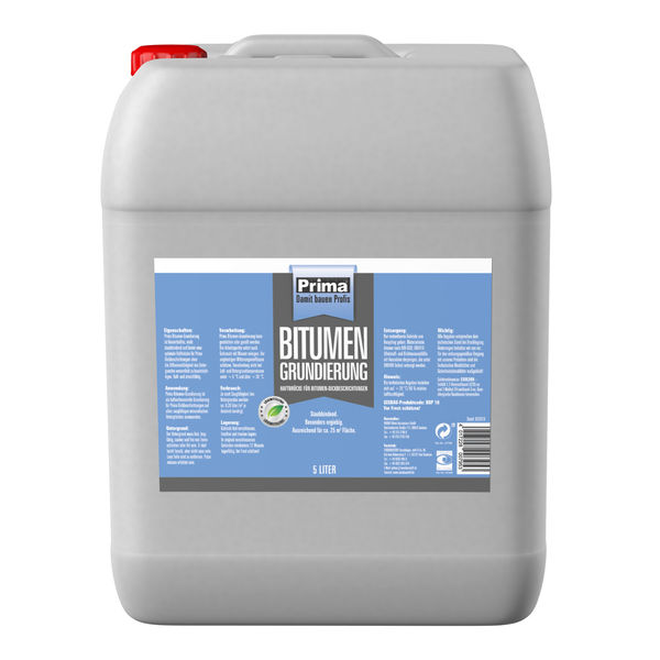 Prima Bitumen-Grundierung 5 l für Dickbeschichtung, lösemittelfrei