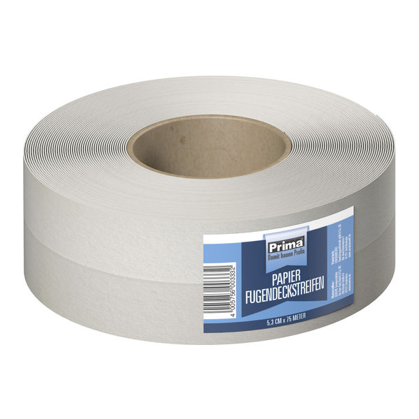 Prima Fugendeckstreifen, 5,3cm x 75m aus Papier