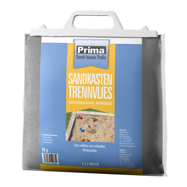 Prima Sandkasten Trennvlies (SB) 2x2m 90g, dunkelgrau