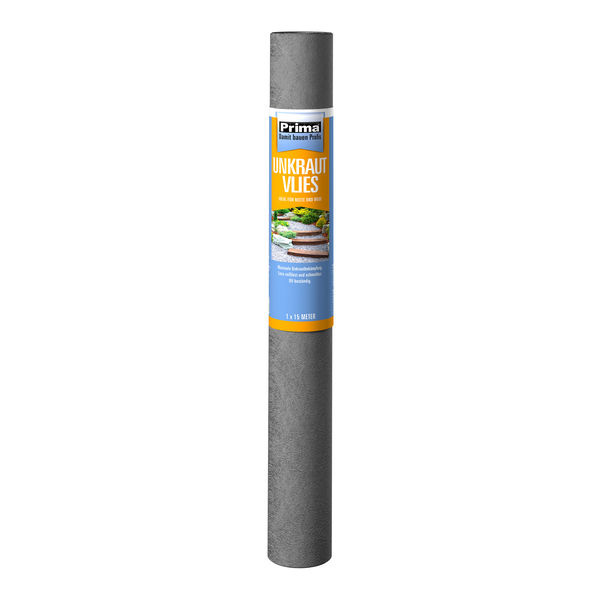 Prima Unkrautvlies 90g 1x15m dunkelgrau