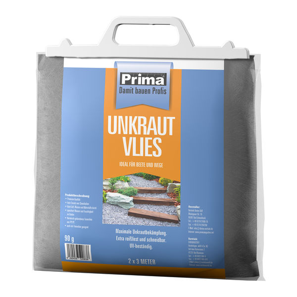 Prima Unkrautvlies (SB) 90g 2x3m dunkelgrau