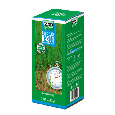 Prima Ruck Zuck Rasen 750g für 25m²