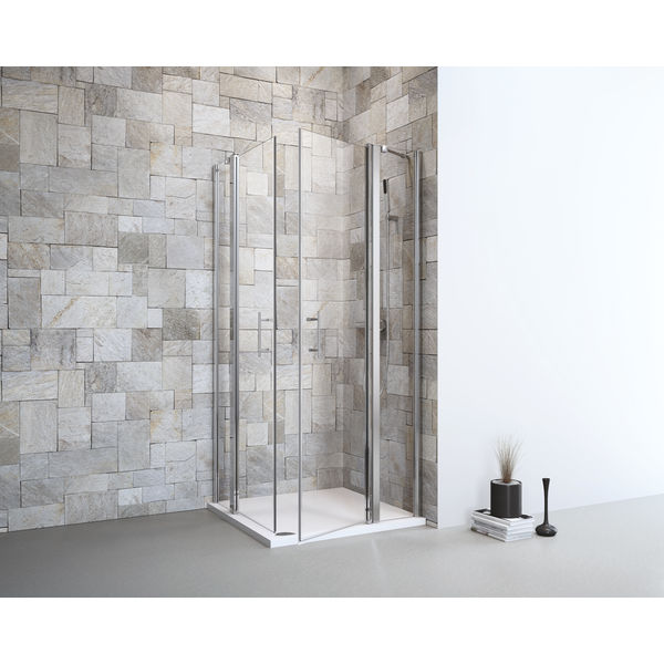 Prima EV Eckeinstieg Pendtür+FT 90x140 FT=Festteil, Höhe 195cm, EuroVario